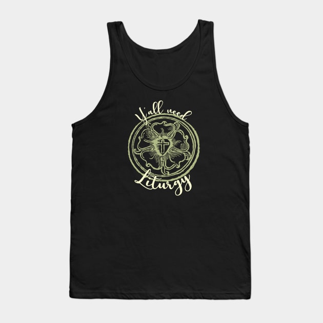 Y'all need Liturgy Luther Seal Tank Top by Lemon Creek Press